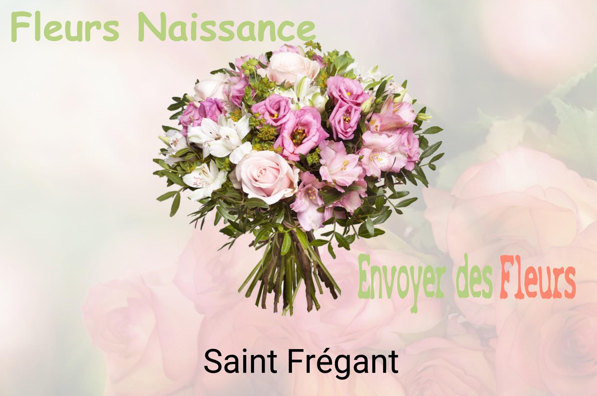 Bouquet de fleurs de naissance livré à Saint-Frégant